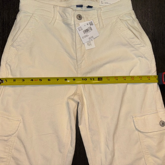 American Eagle Outfitters White Wide Leg Cargo Pants - Picture 5 of 5